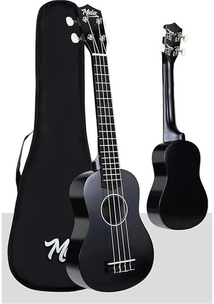 UKX-233BKT Siyah Concert Ukulele (Tuner Tel Askı Çanta Metod Pena) fiyatları