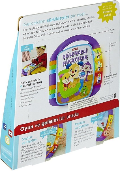 FRC73 Fisher-Price® Eğitici Hikaye Kitabı / Türkçe / Eğlen ve Öğren