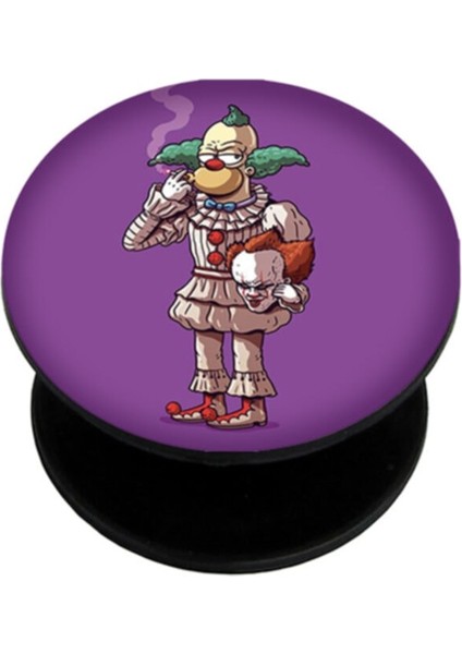 Popsocket Dijital Baskılı Telefon Tutacağı Telefon Parmak Tutucu Popsoket PS1717