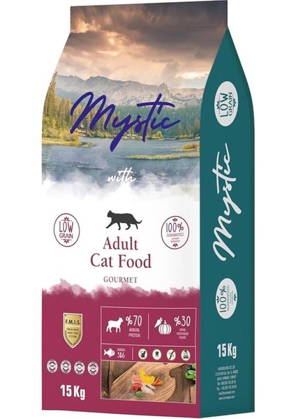 Az Tahıllı Yetişkin Kedi Maması Gurme 15 kg