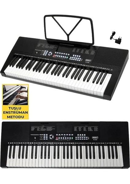 PS-2300BK 61 Tuşlu Org Seti Siyah Kaliteli Başlangıç Için Uygun modelleri