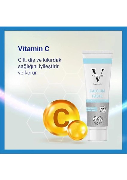 Calcium Kedi ve Köpek Kemik ve Diş Sağlığı Fosfor ve D3 Desteği Paste 100 gr modelleri