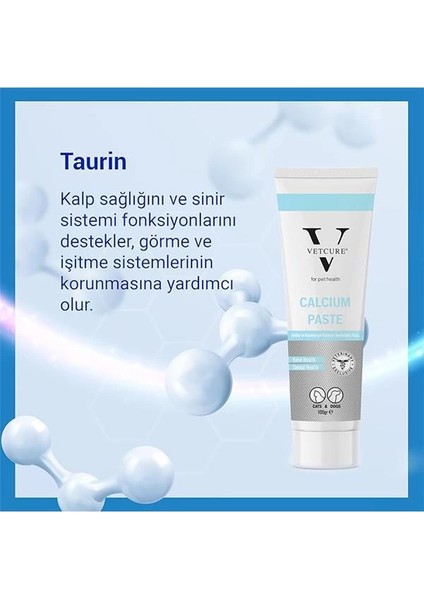Calcium Kedi ve Köpek Kemik ve Diş Sağlığı Fosfor ve D3 Desteği Paste 100 gr fırsatları