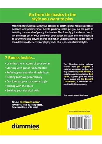 Guitar All-In-One For Dummies: Book + Online Video And Audio Instruction indirimleri