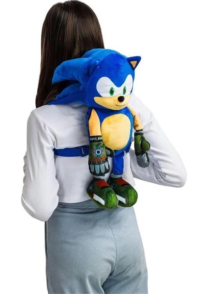 Sonıc The Hedgehog 45 cm Pelüş Figür Sırt Çantası modelleri