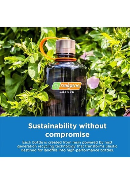 Sustain Tritan Bpa Içermeyen Su Şişesi,%50 Plastik Atık, 32 Oz, Dar Ağız, Yeşim Taşı fırsatları
