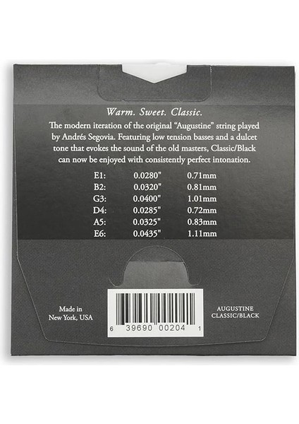 Klasik Siyah Set Gümüş Kaplama Klasik Gitar Telleri fiyatları