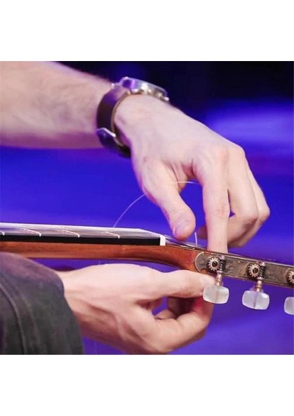 Klasik Siyah Set Gümüş Kaplama Klasik Gitar Telleri