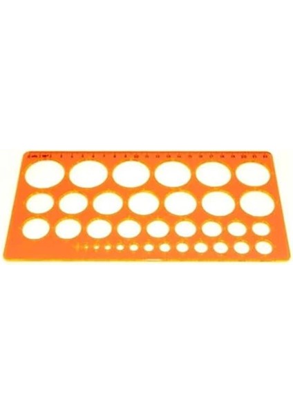 Daire Şablon Cetvel 1-36 fiyatları