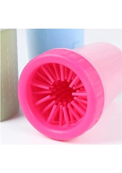 Köpek Ayak Pati Yıkama ve Temizleme Aparatı -Orta Boy 1 Adet 11 X9 cm (Pembe) fırsatları