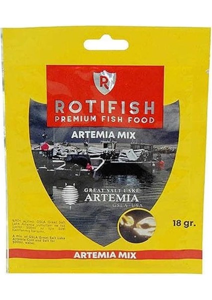 Artemia Mix 18 G Balık Yemi fiyatları