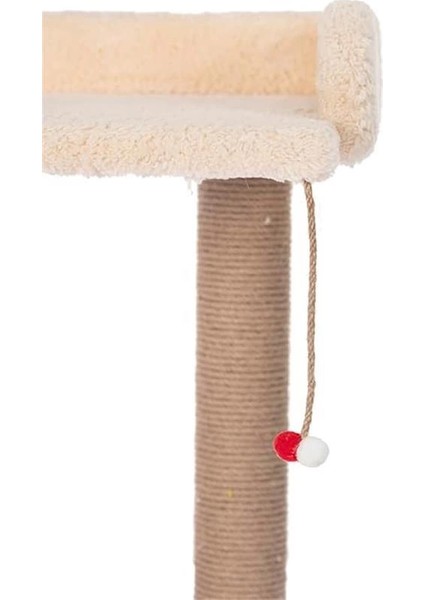 Platform Oturaklı Melody Model Kedi Tırmalaması (Krem) fırsatları