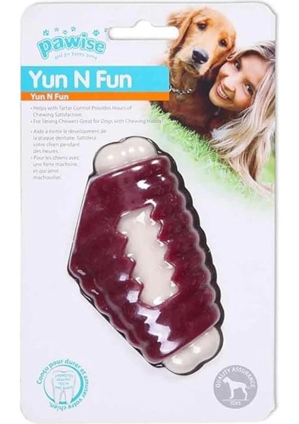 Pawise Yum N Fun Tavuk Aromalı Çiğneme Köpek Oyuncağı 11 cm