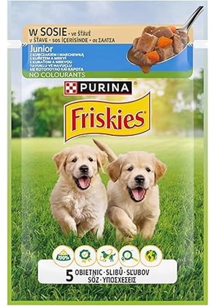 Yavru Köpekler Için Tavuklu Havuçlu Yaş Mama 85 Gram, 26 Adet modelleri