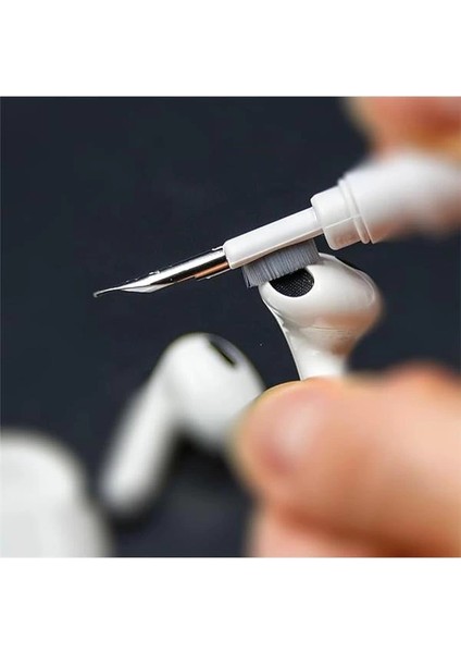 Yumuşak Kulaklık Temizleyici, Klavye Fırçası, 5'i 1 Arada Çok Işlevli Elektronik Cihaz fırsatları