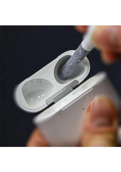 Yumuşak Kulaklık Temizleyici, Klavye Fırçası, 5'i 1 Arada Çok Işlevli Elektronik Cihaz indirimleri