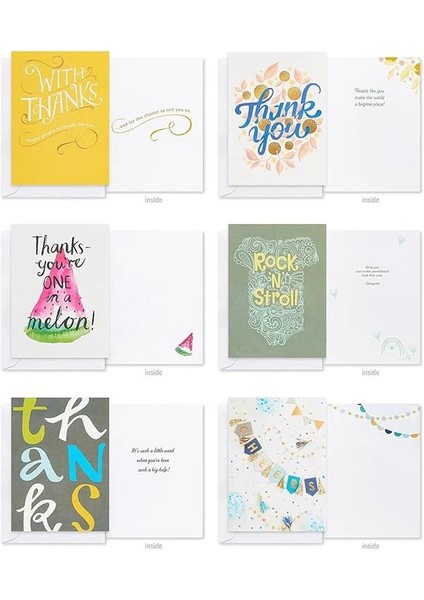 Zarflı Deluxe Tüm Etkinlik Kartları - Doğum Günü, Teşekkürler, Tebrikler ve Daha