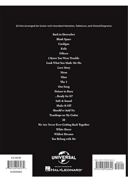 Taylor Swift - Easy Guitar Anthology: 2nd Edition fiyatları