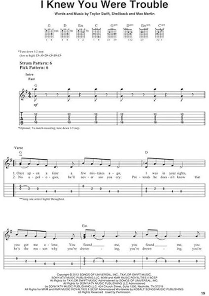 Taylor Swift - Easy Guitar Anthology: 2nd Edition