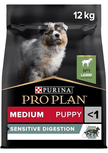 Medium Puppy Kuzu Etli Köpek Maması 12 kg