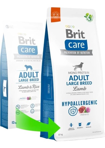 Adult Large Breed, Yetişkin Köpekler Için, Tek Proteinli, Hipoalerjenik, Kuzu Etli Kuru fiyatları
