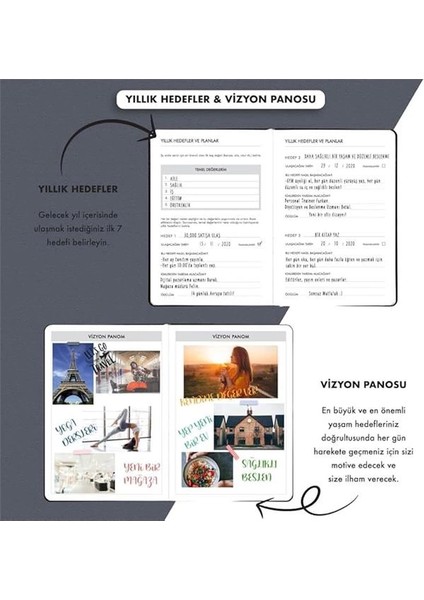 Fz Planner Tarihsiz Haftalık Planlayıcı Deri Ajanda, Siyah indirimleri