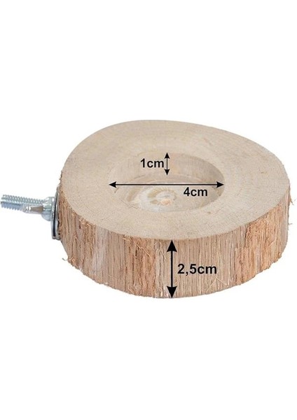 X-Perk Doğal Ağaç Kuş Tüneği ve Yemlik