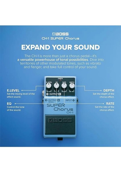 Ch-1 Stereo Süper Chorus indirimleri
