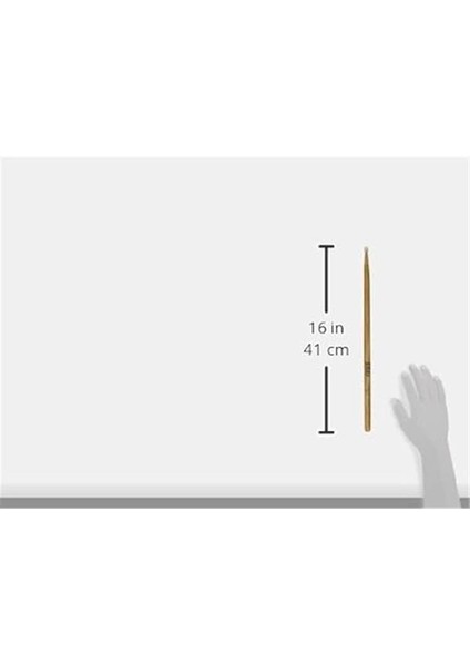 Sahnede Hickory 7A Naylon Uçlu Baget, 12 Çift fırsatları