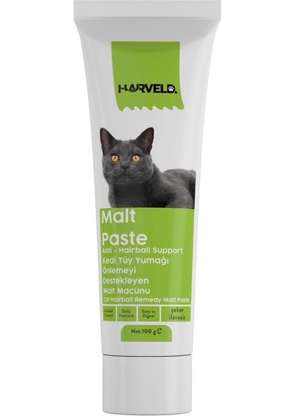 Malt Paste Hairball Kedi Tüy Yumak Sorun Önleyici Prebiotik Sindirim Sistemi Düzenleyici fırsatları