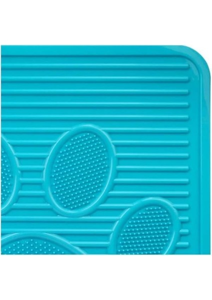 Plastik Kedi Tuvalet Paspası, Kedi Matı, Pati Desenli, 51.5 x 42.5 Cm, Kaymaz Taban indirimleri