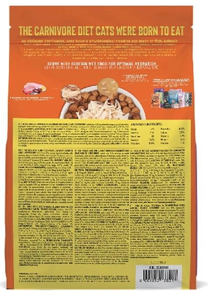 Born Carnivore Tavuk ve Yumurtalı Yetişkin Kedi Maması 1,25KG modelleri
