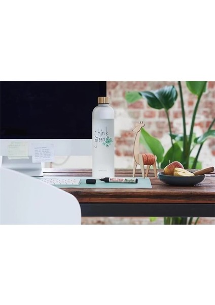 21 Ecoline Permanent Markör, 4'lü Set, Karışık Renkler, Yuvarlak Uç, Yeniden Doldurulabilir