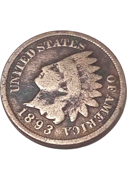 1893 A.b.d 1 Cent Yabancı Koleksiyon Madeni Para. Koleksiyon Başlangıç Setleri.