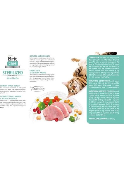 Care Urinary Health, Idrar Yolu Problemi Olan Kısırlaştırılmış Kediler Için, Tahılsız modelleri