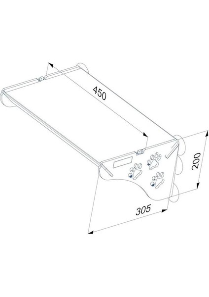 Cama Asılan Kedi Yğı Vantuzlu
