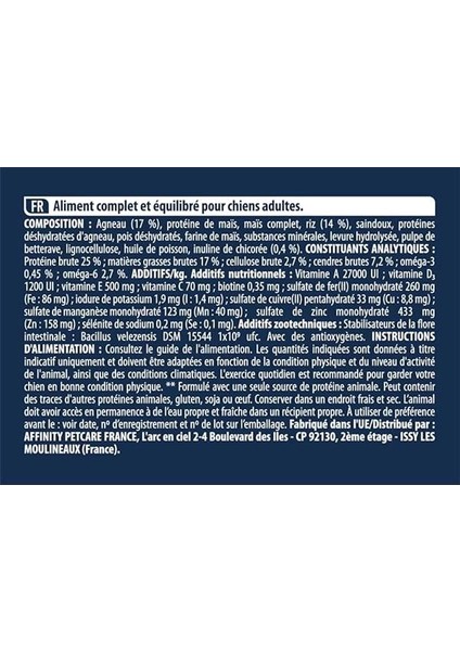 Yetişkin Kuzulu Pirinçli Köpek Maması, 12 kg fırsatları