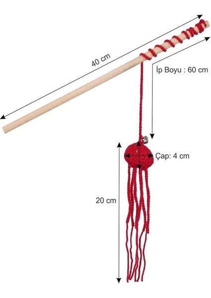 X-Perk Kedi Oynatma Oltası Ahtapot Kedi Oynatma Olta Kedi Oyuncak El Örgüsü fiyatları
