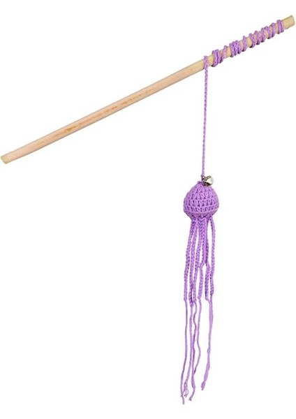 X-Perk Kedi Oynatma Oltası Ahtapot Kedi Oynatma Olta Kedi Oyuncak El Örgüsü modelleri