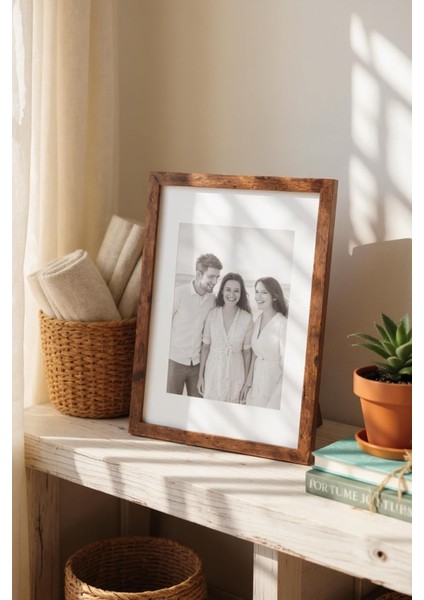 Ahşap Resim Çerçevesi 4&apos;lü Set Halinde 20 x 25 cm Boyutunda modelleri