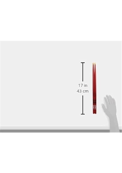 Artist Serisi Hickory Drumsticks - Josh Dun - Wood Tip - Kırmızı indirimleri