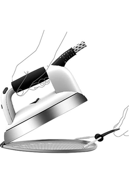 Koruyucu (Hassas Kumaşlar Için) Ütü Tabanı, Metal