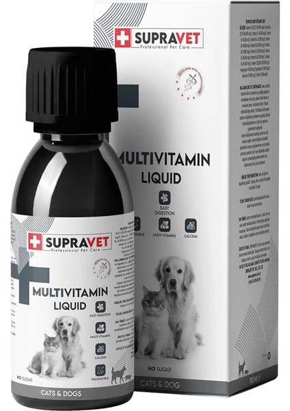 Kedi Köpek Sağlığı Için Multi Vitamin Sıvı Damla 100 ml