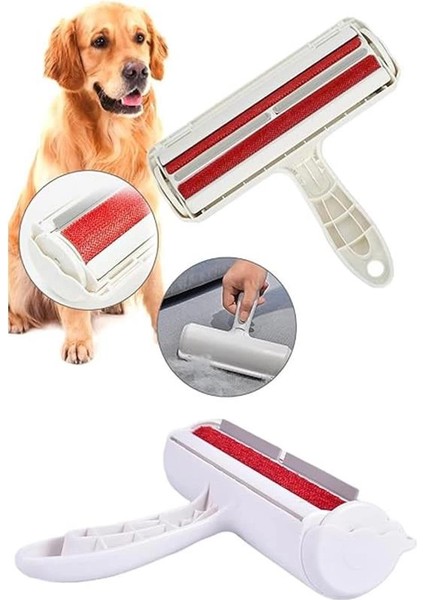 Kedi Köpek Tüy Toplayıcı Hazneli 2 Yönlü Kazak Kıyafet Elbise Halı Yatak Kıl Toz Tüy