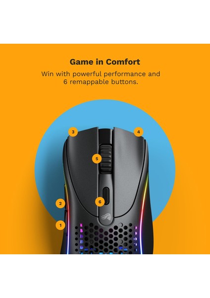 Oyun Modeli D 2 Kablosuz Oyun Faresi - Süper Hafif 66 G, 210 Saate Kadar Pil, 26K Opt. Sens modelleri