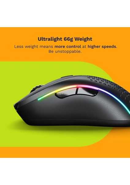 Oyun Modeli D 2 Kablosuz Oyun Faresi - Süper Hafif 66 G, 210 Saate Kadar Pil, 26K Opt. Sens fırsatları