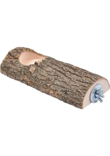 Doğal Ağaç Kuş Tüneği ve Yemlik Kütük Tünek Yemlikli Tünek Uzunluk 15 cm fırsatları