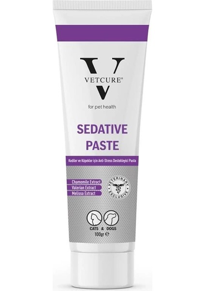 Sedative Kedi ve Köpek Anksiyete ve Stres Davranış Sorunları Destekleyici Paste 100 gr