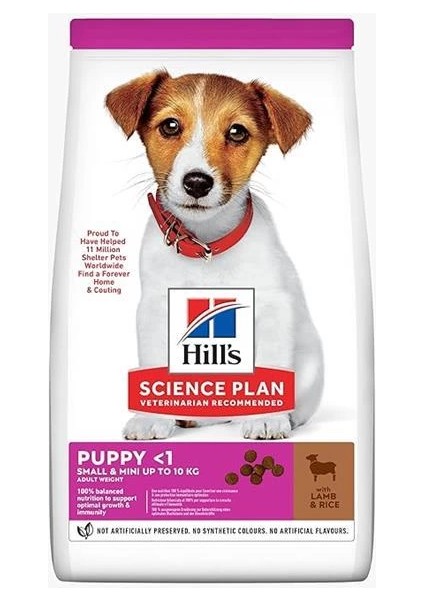 Hill's Scıence Plan Küçük Irk Kuzulu & Pirinçli Yavru Köpek Maması 6 kg