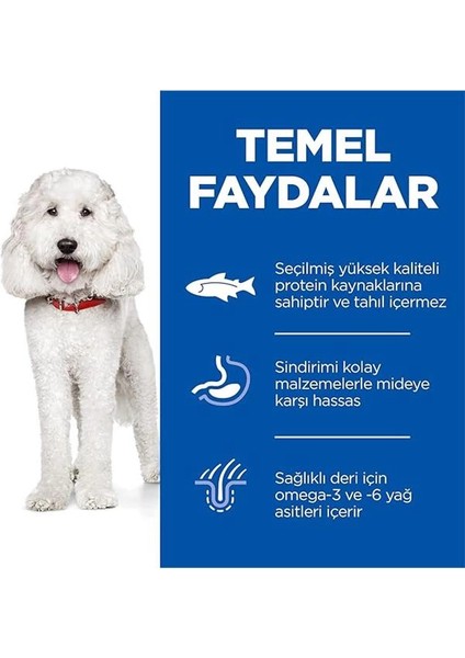 Hill's Science Plan Hipoalerjenik Yetişkin Orta Irk Somonlu Köpek Maması 12KG modelleri